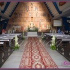 dekoracja kościoła I Komunia Św.Parafia p. w. Maryi Matki Kościoła Sanktuarium Matki Bożej Pocieszenia  ul. Żeromskiego 18, Sulejówek 