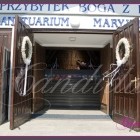 dekoracja kościoła I Komunia Św.Parafia p. w. Maryi Matki Kościoła Sanktuarium Matki Bożej Pocieszenia  ul. Żeromskiego 18, Sulejówek 