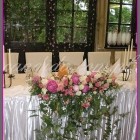 dekoracja kwiatowa stołu